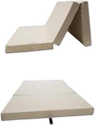 Produktbild von Famanu Klappbett Praktisch und Komfortabel - Beige - 120x200x10cm