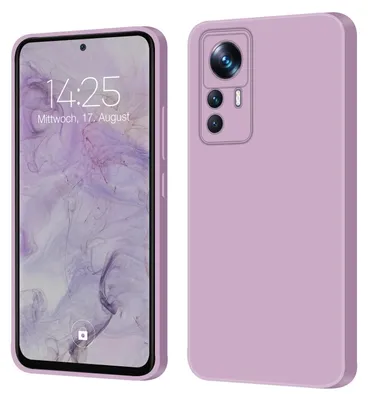 Produktbild von Hülle für Xiaomi 12T / 12T Pro Case Cover Bumper Smartphone Softgrip Schutzhülle Farbe: Lila