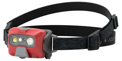 Produktbild von Ledlenser HF6R Core Stirnlampe rot, bis 800 Lumen, 160 m Leuchtweite, 60 Std Laufzeit, 126g, IP68, mit Akku