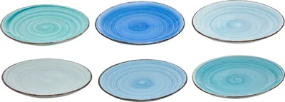 Produktbild von Frühstücksteller Studio Tavola Ocean Blue - ø 19 cm - 6 stück