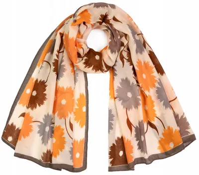 Produktbild von Szaleo Shawna Leichter Damen Schal mit Blumenmuster
