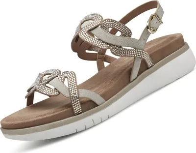 Produktbild von Tamaris Sandalette - Almond Combi Synthetik Größe: 40 Normal