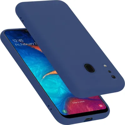 Immagine prodotto di Cadorabo custodia protettiva per Samsung Galaxy A20 / A30 / M10s custodia in blu telefono cellulare Case Cover TPU Etui