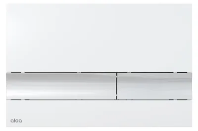 Obrázok produktu pre Alcadrain Basic - Ovládacie tlačidlo splachovania, biela/chróm-lesk M1720-1