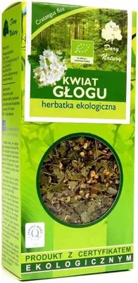HERBATKA KWIAT GŁOGU BIO 50 g - DARY NATURY