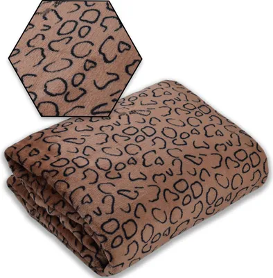 Produktbild von Kuscheldecke 160x200 cm Mikrofaser – weich, gemustert, Modell 026, bunt