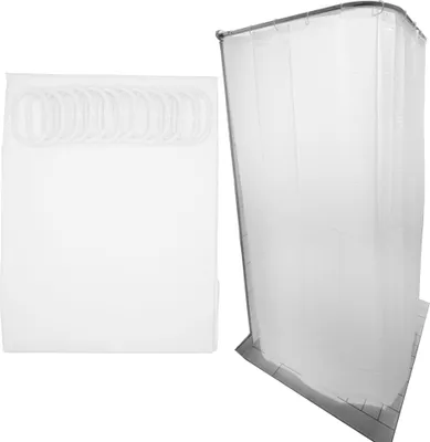 Produktbild von Duschvorhang 180x200 cm Badewannenvorhang Ersatzvorhang Wannenvorhang Leicht