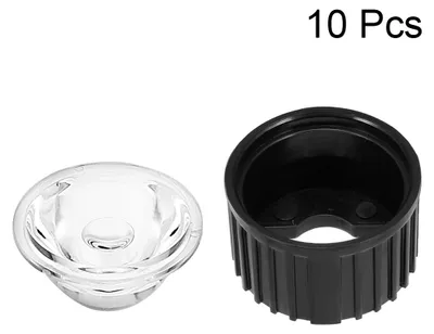 Produktbild von 10 Stš¹cke Linse mit Halter fš¹r Lampe Hohe Leistung 25 Grad 1W 3W 20mm