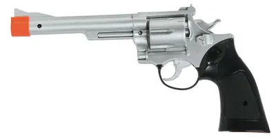 Produktbild von Silberne Cowboy Pistole als Kostümzubehör