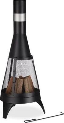 Produktbild von relaxdays Terrassenofen mit Funkenschutz