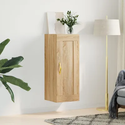Produktbild von vidaXL Wandschrank Sonoma-Eiche 34,5x34x90 cm Holzwerkstoff