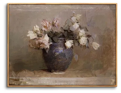 Produktbild von Vintage-Wanddekoration aus Leinwand, 30x40 cm