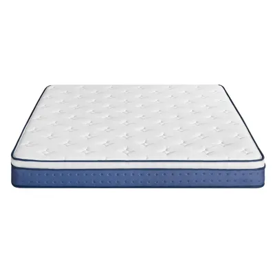 Produktbild von VASAGLE Federkernmatratze 180 x 200 x 20 cm, Gel-Memory-Schaum, mittelfest, Schlafzimmer, atmungsaktiv, blau