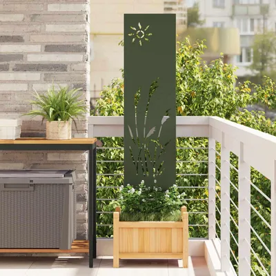Immagine prodotto di vidaXL Schermo privacy da giardino in tela verde oliva 32 x 140 cm