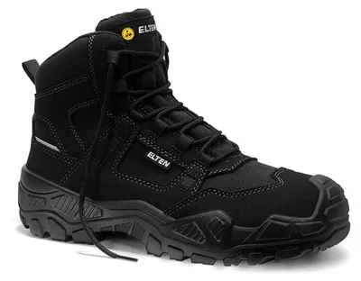 Produktbild von Elten Sicherheitsschnürstiefel MIKE black Mid ESD S3S, Gr. 43