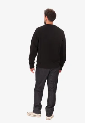 Immagine prodotto di Felpa con cappuccio da uomo Diesel, colore nero, 100% cotone, stampa del logo, collezione Division 78