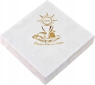 Image de Serviettes en papier Communion 33 x 33 cm, 20 pièces