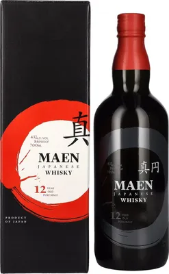 Image de Maen The Perfect Circle 12 Years Old Whisky 43% Vol. 0,7l en boîte cadeau