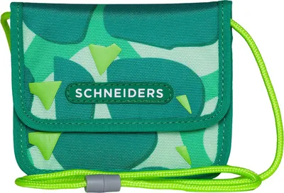 Produktbild von Schneiders Brustbeutel Geldbörse Neck Pouch Dino Dance grün