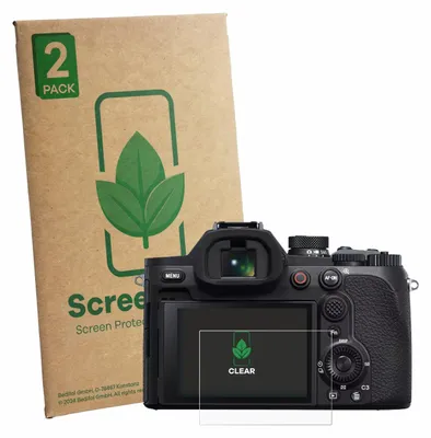 Produktbild von 2x ScreenLeaf Schutzfolie für Sony Cyber-Shot DSC-RX10 V Displayschutz Display Schutz Folie Klar Transparent