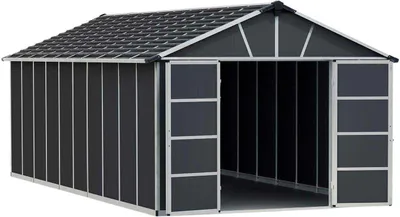 Image de Abri de jardin 11x21.3 pieds gris anthracite avec plancher - Palram - 705724 - yukon