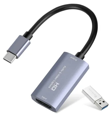 Obrázek produktu pro Video Capture Card - 4K USB 3.0 HDMI na USB C pro hraní a streaming