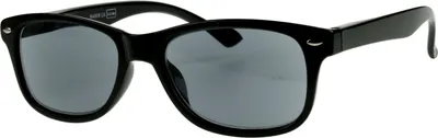 Produktbild von Lesebrillen getönt als Sonnenbrille Damen Herren schwarz glänzend mit Sonnenschutz leicht eckig modern schmal Kunststoff Federbügel 1.0 1.5 2.0 2.5 3.0 Dioptrien: 3.0 Farbe: