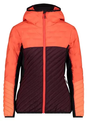 Produktbild von CMP Damen Jacke Jacket Hybrid FIX Hood Rot 34