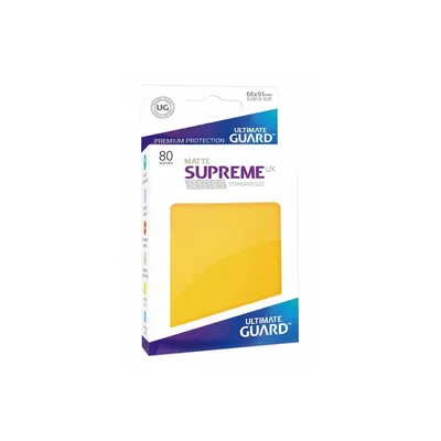 Obrázok produktu pre Ultimate Guard Supreme UX Sleeves Standard Size Matt Yellow - 80 kusov