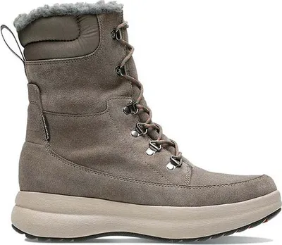 Zdjęcie produktu dla CLARKS Skórzane śniegowce damskie Un Orbit Up Beige Wodoodporne 37