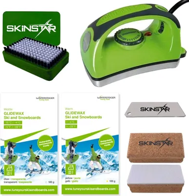 Obrázok produktu pre Wintersteiger štartovacia sada voskovacia žehlička kefa škrabka na vosk korok 6-dielna sada