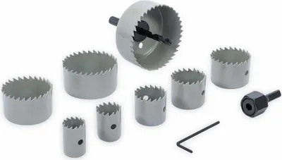 Immagine prodotto di BGS TECHNIC Set di seghe a tazza, 19...64 mm, 11 pezzi