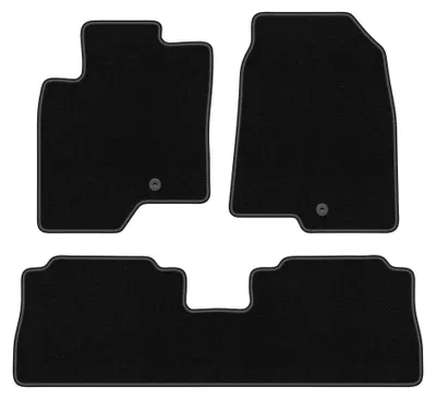 Image de Tapis de sol en moquette pour Chevrolet Captiva 2006-2017 (SUV) – jeu 4 pièces, noirs, sur mesure – Wielganizator BASIC