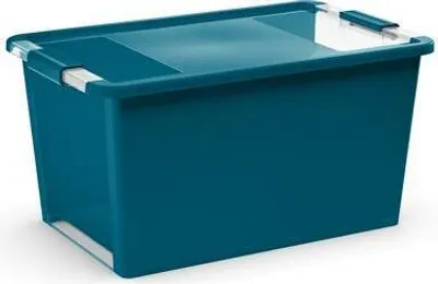 Produktbild von SuperSparSet 5x Mehrzweck Aufbewahrungsbehälter STORAGE mit Deckel | HxBxT 28x55x35cm | 40 Liter | Tür | Behälter, Box, Aufbewahrungsbehälter, Aufbewahrungsbox