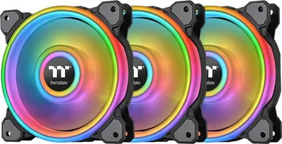 Produktbild von Riing Quad 14 RGB Radiator Fan TT Premium Edition 3 Pack, Gehäuselüfter