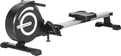 Produktbild von Rudergerät, klappbar, leiser Aluminiumrahmen, LCD-Monitor, 8 Stufen Widerstand, Schwarz/Silber