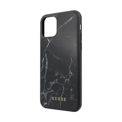 Produktbild von Guess GUHCN58HYMABK iPhone 11 Pro schwarz Marble Schutzhülle