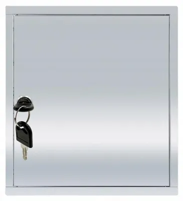 Produktbild von Mimet Inspektionsklappe 50x50 Edelstahl abschließbar