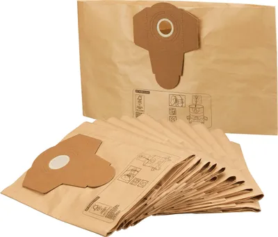 Produktbild von PARKSIDE® Filtertüten PFT 20 A1 12tlg / Vliesfilterbeutel PVFT 20 A1 5tlg