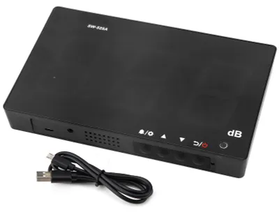 Image de Écran LCD mural, sonomètre numérique, USB, plage de mesure : 30 à 130 dB