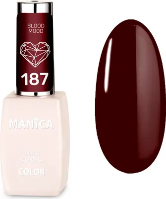 Obrázok produktu pre Manica LED/UV gélový lak 10 ml Blood Mood 187