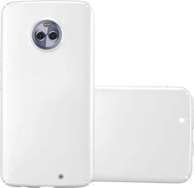 Produktbild von Cadorabo Hülle für Motorola MOTO X4 Schutzhülle in Silber Hard Case Handy Hülle Etui