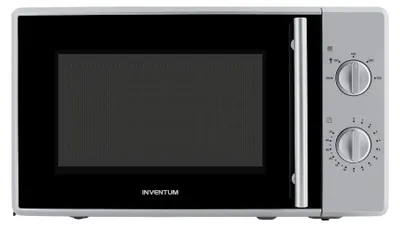Produktbild von Inventum MN205SZ, Arbeitsplatte, Solo-Mikrowelle, 20 l, 700 W, Drehregler, Silber