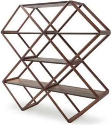 Produktbild von Bücher Regal Klassischer Holz Regale Schrank Büro Einrichtung Design Einrichtung