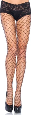 Produktbild von Grobmaschige Netzstrumpfhose schwarz Größe: XL