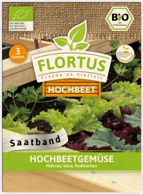 Produktbild von Hochbeetgemüse (Saatband) | Saatbänder & Saatplatten von FLORTUS