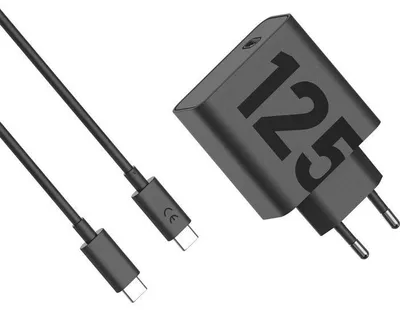Image de Chargeur Motorola TurboPower 125W, Charge rapide USB-C vers USB-C, Câble 1m, Noir