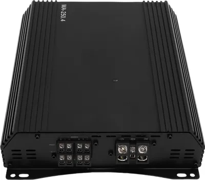 Obrázek produktu pro 4kanálový zesilovač do auta, 12 V x 250 W, stereo s vysokým výkonem, hliníková slitina, třída D