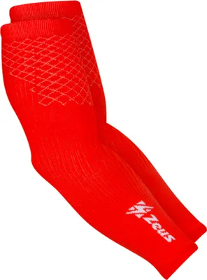 Produktbild von Einheitsgröße ARANCIO|Zeus Kompression Armsleeves Strick Ellbogenbandage orange