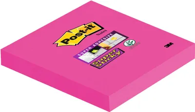 Obrázek produktu pro Samolepicí bločky Post-it® Super Sticky růžové